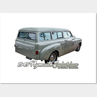 1949 Plymouth Suburban 2 Door Wagon Posters and Art